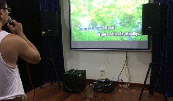 Bộ dàn karaoke cao cấp cho gia đình anh Đăng - Long Biên.