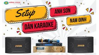 Bộ dàn karaoke hát hay cho gia đình A Sơn - Vụ Bản - Nam Định