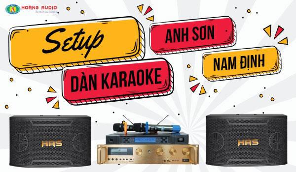 Bộ dàn karaoke hát hay cho gia đình A Sơn - Vụ Bản - Nam Định