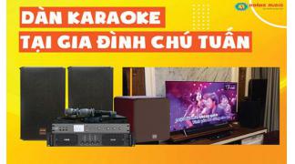 Bộ dàn karaoke trị giá 42 triệu đồng của chú Tuấn - Hà Đông