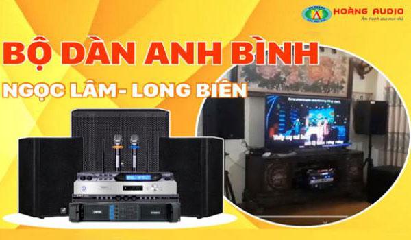 Chiêm ngưỡng dàn karaoke cao cấp tại gia đình anh Bình - Ngọc Lâm - Long Biên