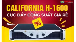 Cục đẩy công suất karaoke giá rẻ California H-1600