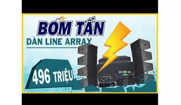Dàn âm thanh hội trường - Line Array 4-Acoustic &amp; HAS tại Chi Lăng - Lạng Sơn
