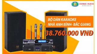 Lắp đặt dàn karaoke gia đình anh Bình ở Việt Yên - Bắc Giang