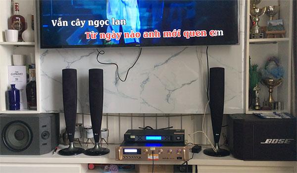 Nâng cấp bộ dàn karaoke Bose cho gia đình Chị Hương Vinhome Greenbay