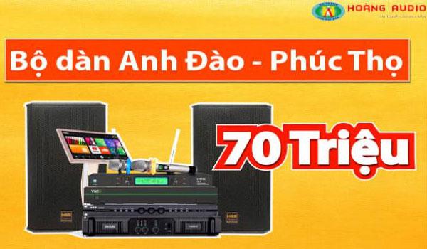 Setup bộ dàn karaoke cực hay 70 triệu đồng cho anh Đào - Phúc Thọ, Hà Nội