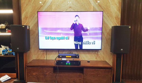 Trọn bộ karaoke HAS cao cấp cho gia đình anh Tuấn - Hà Đông