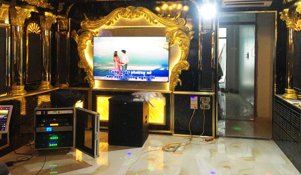 Dàn karaoke gia đình cực VIP chuẩn phòng kinh doanh của anh Thanh - Hà Giang