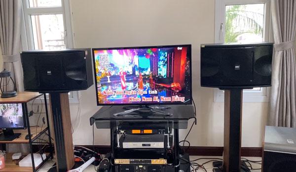 Lắp đặt bộ dàn karaoke HAS hay, chuẩn cho gia đình anh Quang - Hoài Đức