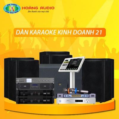 Bộ dàn karaoke kinh doanh 21